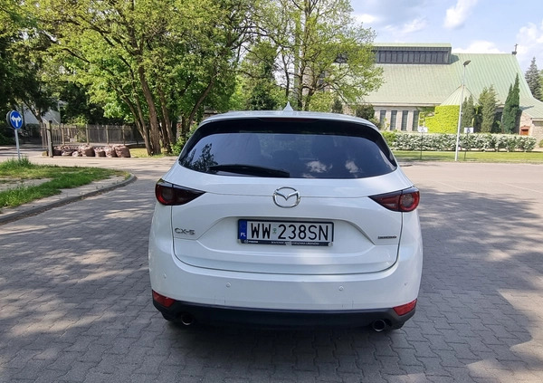 Mazda CX-5 cena 129500 przebieg: 49800, rok produkcji 2020 z Warszawa małe 172